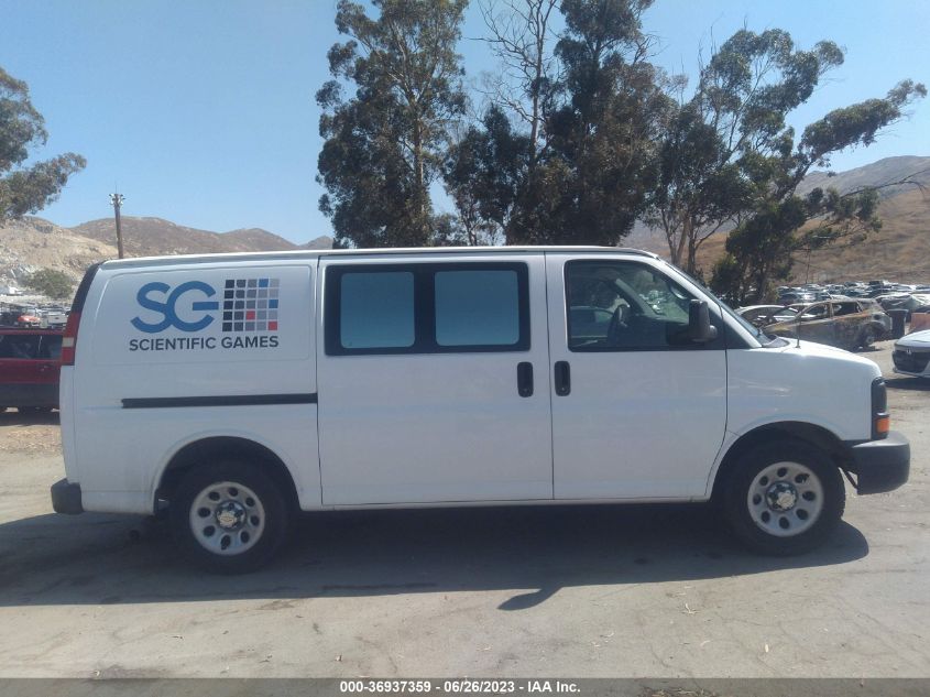 2013 CHEVROLET EXPRESS CARGO VAN - 1GCSHAF42D1143873