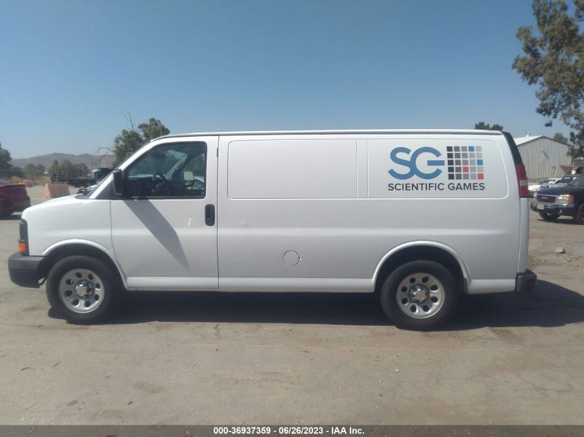 2013 CHEVROLET EXPRESS CARGO VAN - 1GCSHAF42D1143873