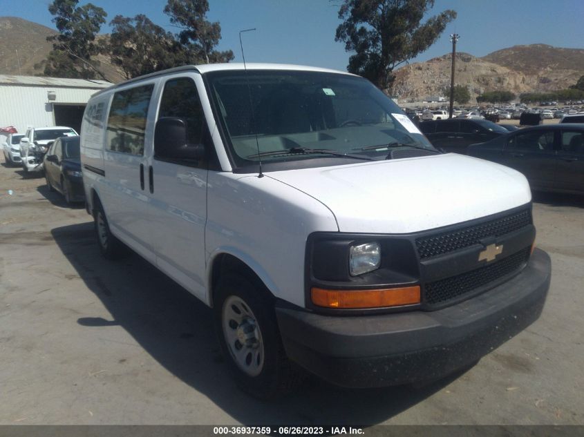 2013 CHEVROLET EXPRESS CARGO VAN - 1GCSHAF42D1143873