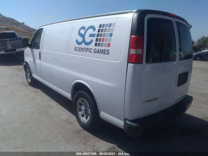 2013 CHEVROLET EXPRESS CARGO VAN - 1GCSHAF42D1143873