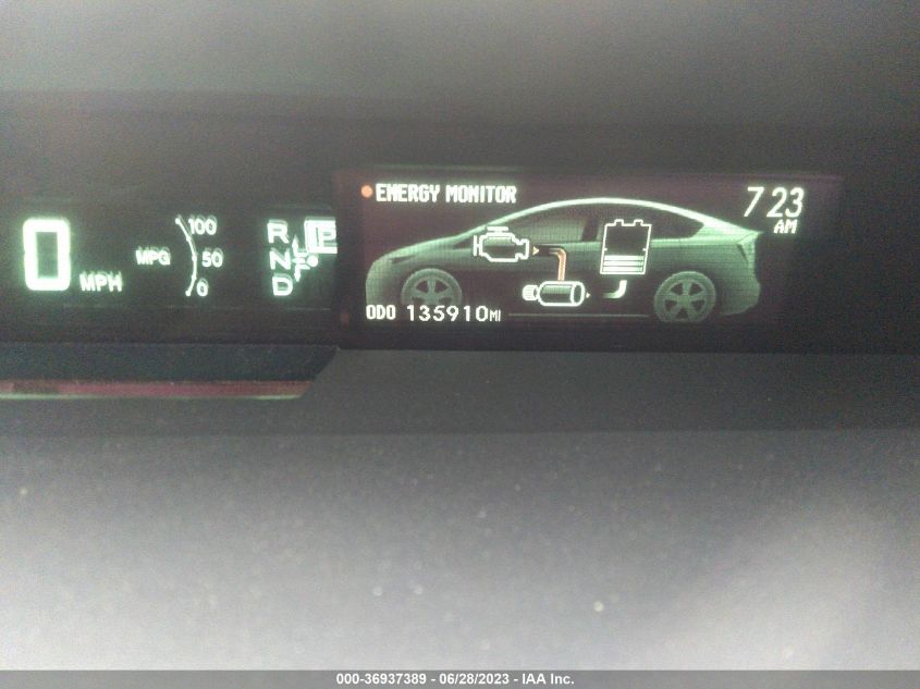 2013 TOYOTA PRIUS ONE/TWO/THREE/FOUR/FIVE - JTDKN3DU2D5629101