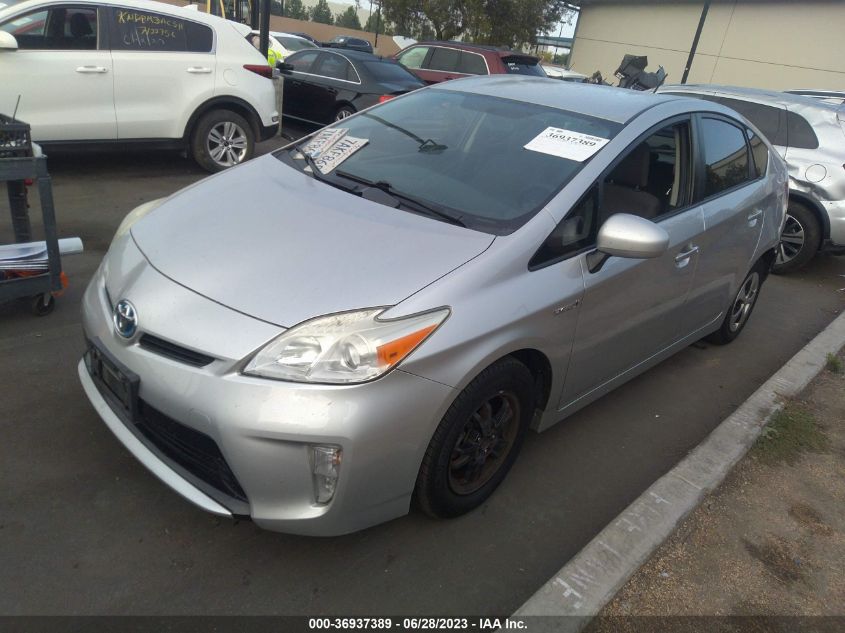 2013 TOYOTA PRIUS ONE/TWO/THREE/FOUR/FIVE - JTDKN3DU2D5629101