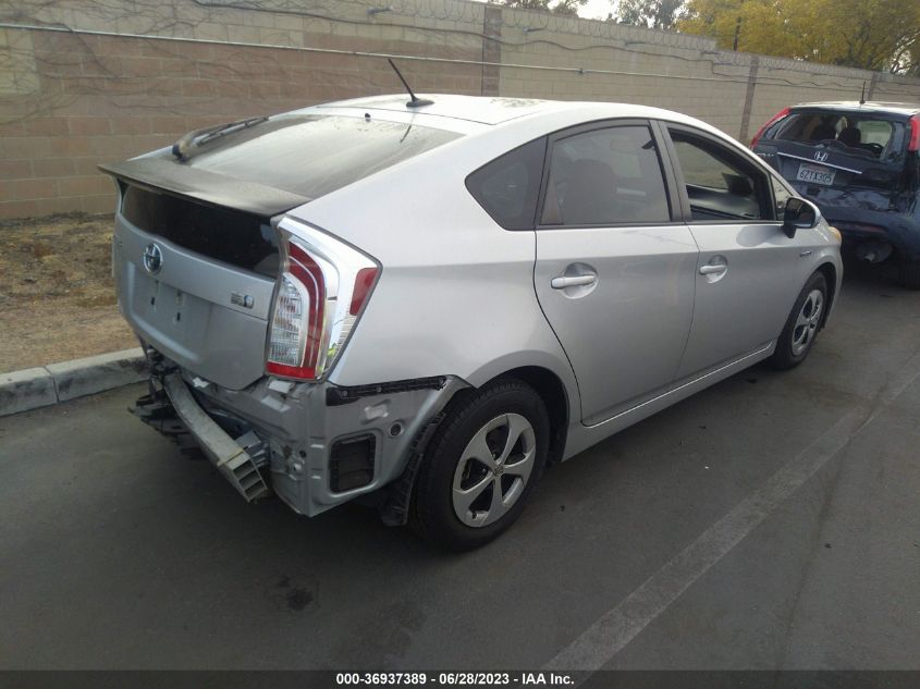 2013 TOYOTA PRIUS ONE/TWO/THREE/FOUR/FIVE - JTDKN3DU2D5629101