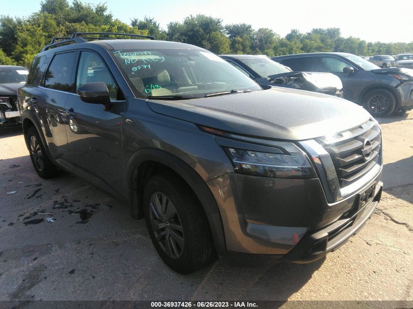 2022 NISSAN PATHFINDER SV - 5N1DR3BAXNC254895