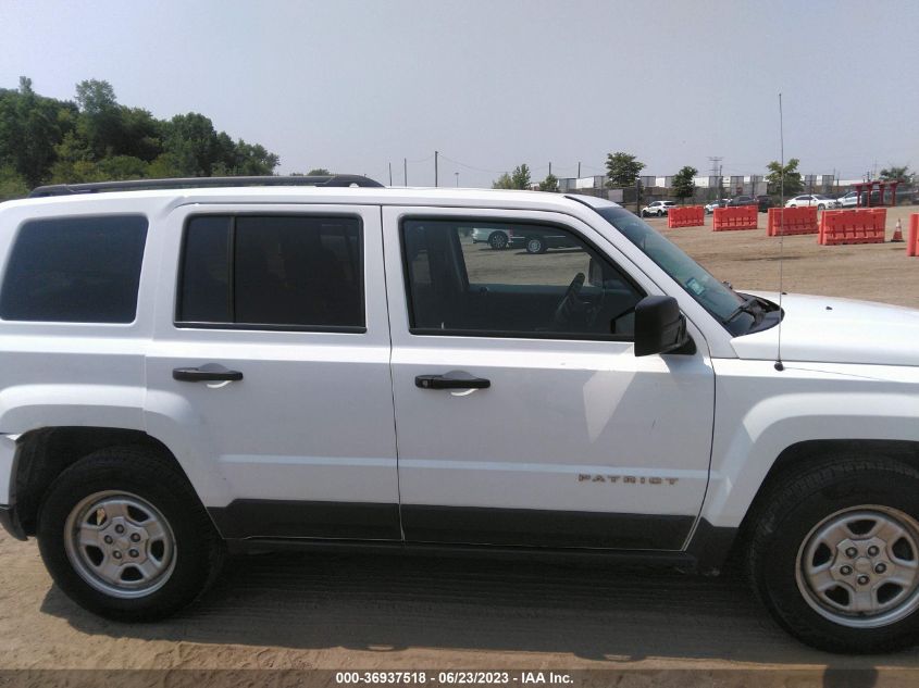 2017 JEEP PATRIOT SPORT - 1C4NJPBA0HD212497