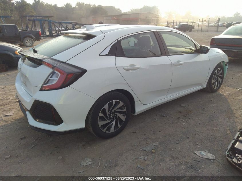 2017 HONDA CIVIC HATCHBACK LX - SHHFK7H20HU215490