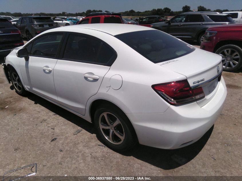2015 HONDA CIVIC SEDAN SE - 19XFB2F75FE017395