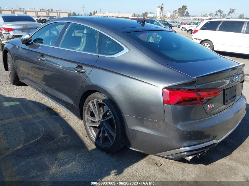2022 AUDI S5 SPORTBACK PREMIUM PLUS WAUC4CF50NA033438