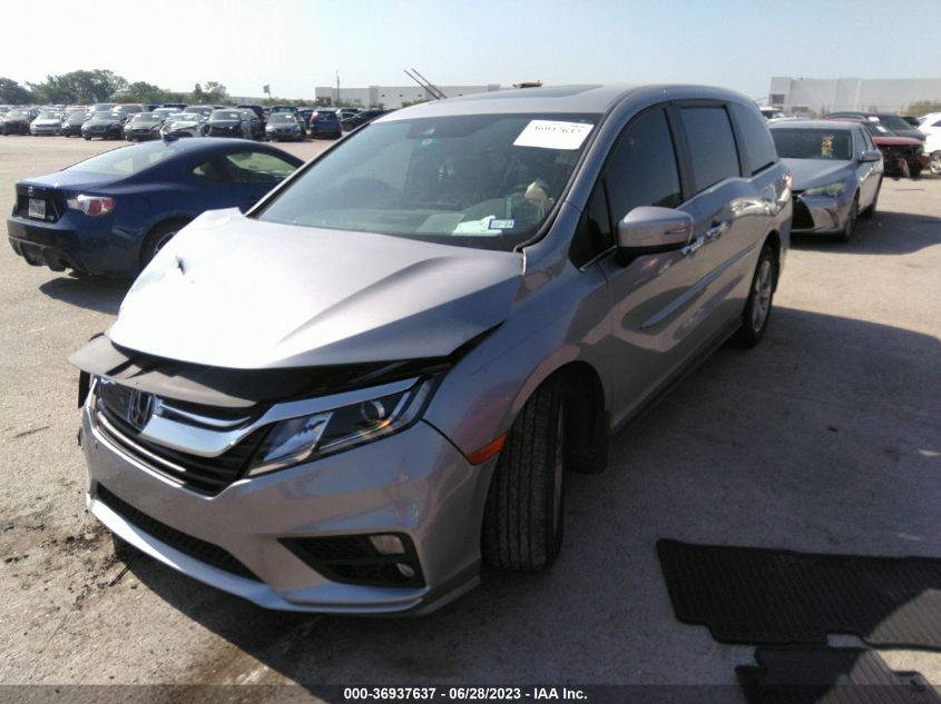 2018 HONDA ODYSSEY EX-L - 5FNRL6H75JB059177