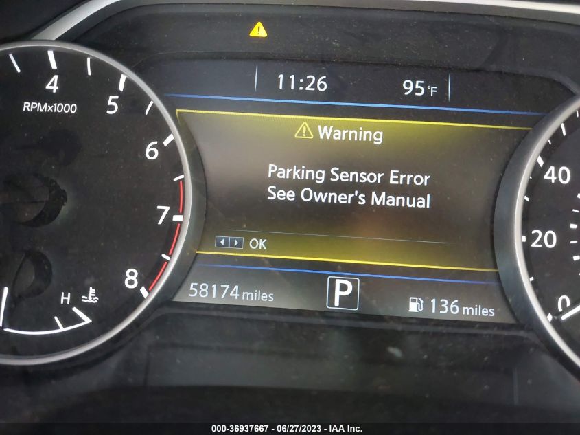 2016 NISSAN MAXIMA 3.5S/SV/SL/SR/PLAT - 1N4AA6AP9GC441592