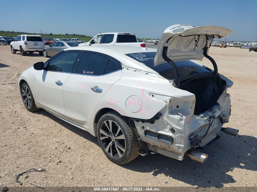 2016 NISSAN MAXIMA 3.5S/SV/SL/SR/PLAT - 1N4AA6AP9GC441592
