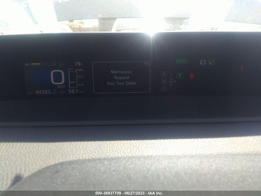 2016 TOYOTA PRIUS FOUR - JTDKARFU7G3501061