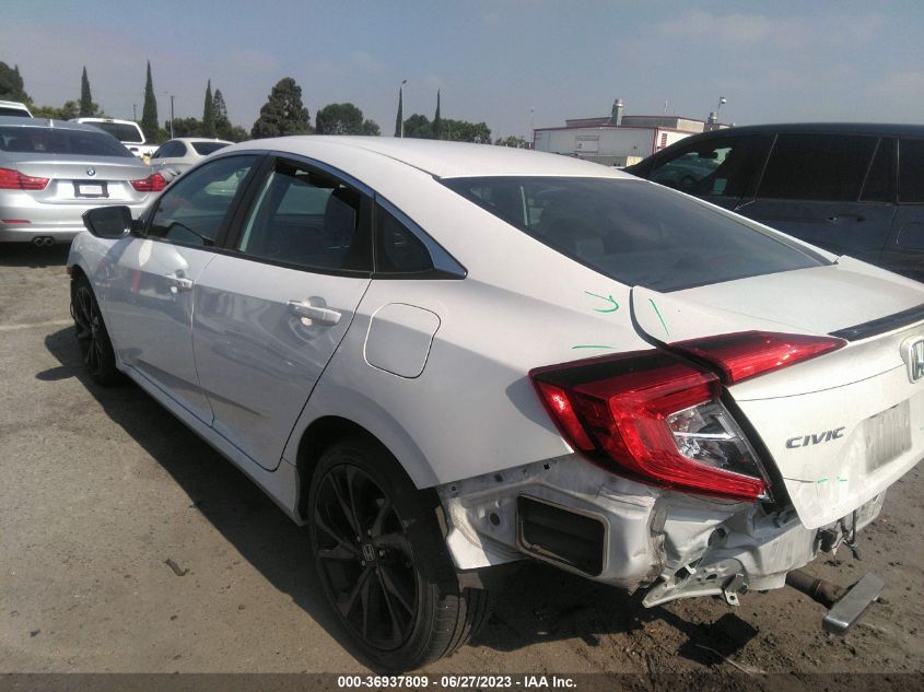 2020 HONDA CIVIC SEDAN SPORT - 2HGFC2F81LH596019