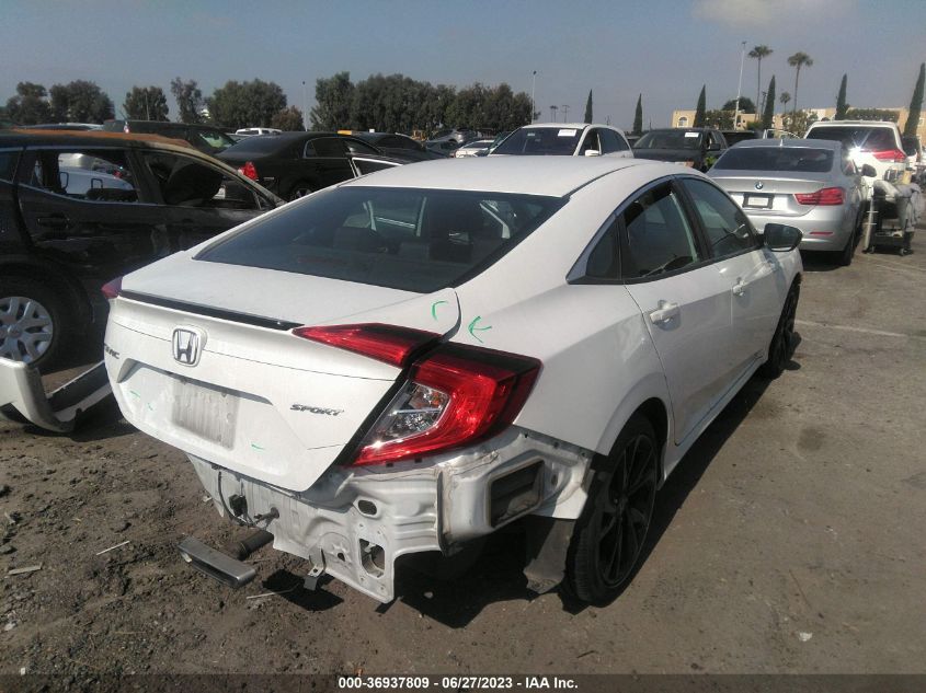 2020 HONDA CIVIC SEDAN SPORT - 2HGFC2F81LH596019