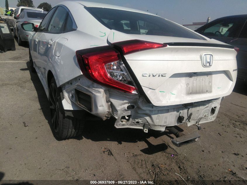 2020 HONDA CIVIC SEDAN SPORT - 2HGFC2F81LH596019