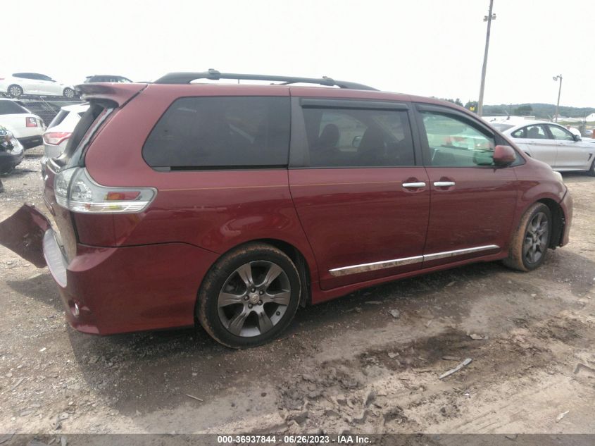 2015 TOYOTA SIENNA SE - 5TDXK3DC7FS599032