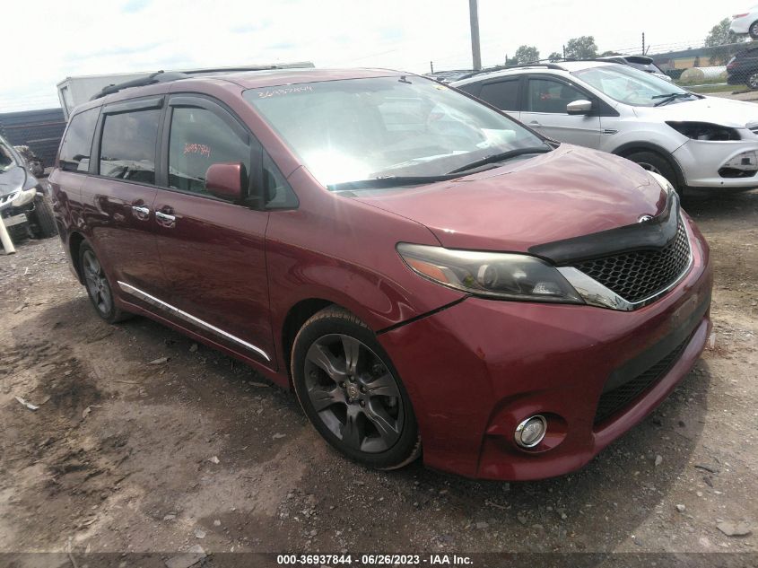2015 TOYOTA SIENNA SE - 5TDXK3DC7FS599032