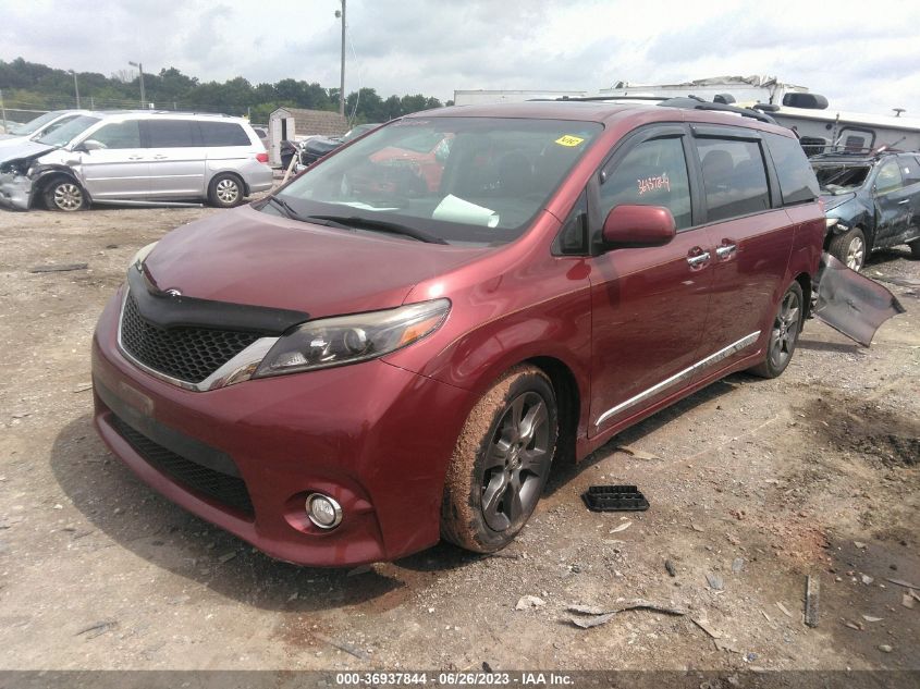 2015 TOYOTA SIENNA SE - 5TDXK3DC7FS599032
