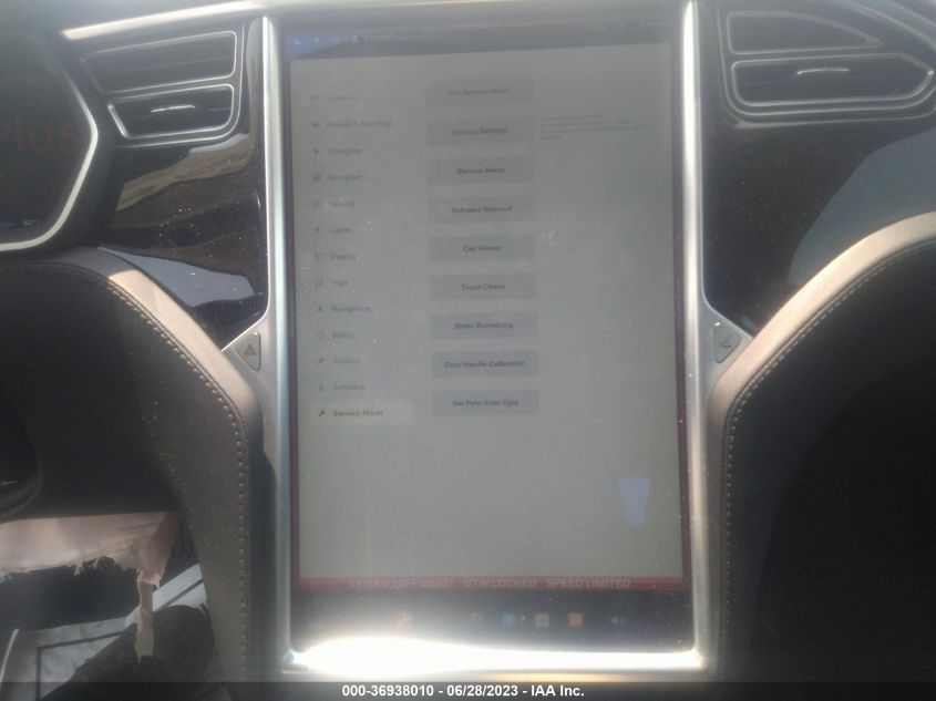 2015 TESLA MODEL S 85D/70D/90D/P90D - 5YJSA1E25FF105827