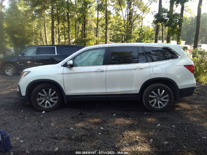2019 HONDA PILOT EX-L W/NAVI & RES - 5FNYF6H44KB028349