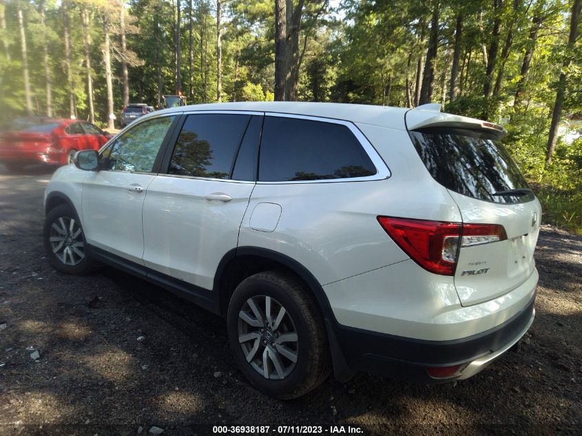 2019 HONDA PILOT EX-L W/NAVI & RES - 5FNYF6H44KB028349