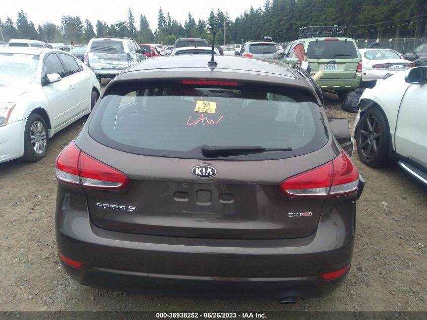 2015 KIA FORTE 5-DOOR EX - KNAFX5A84F5269313