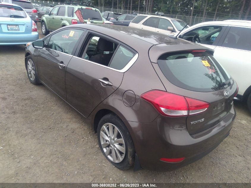 2015 KIA FORTE 5-DOOR EX - KNAFX5A84F5269313