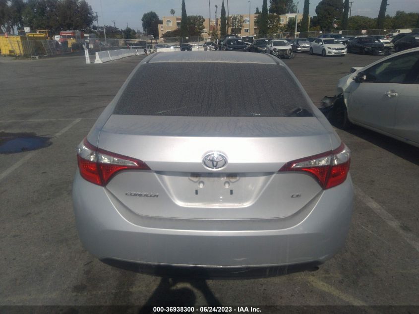 2016 TOYOTA COROLLA L/LE/S/S PLUS/LE PLUS - 5YFBURHEXGP394933