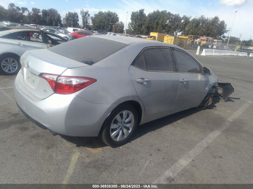 2016 TOYOTA COROLLA L/LE/S/S PLUS/LE PLUS - 5YFBURHEXGP394933