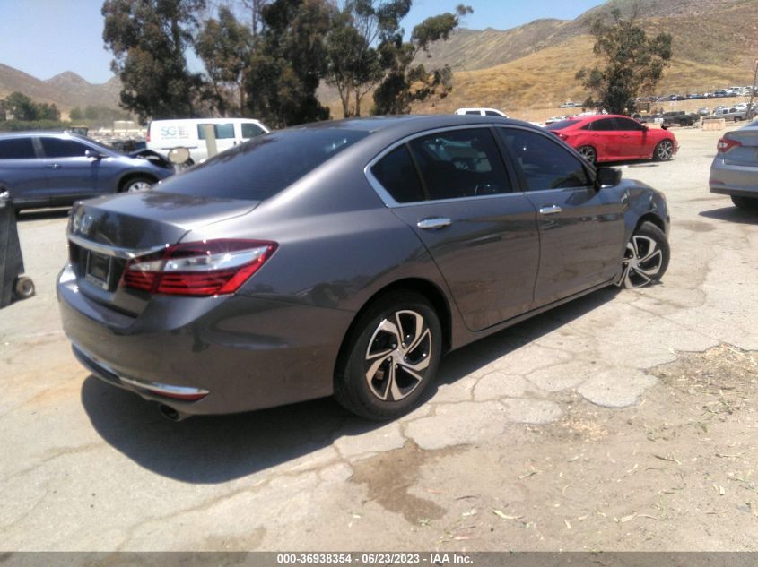 2017 HONDA ACCORD SEDAN LX - 1HGCR2F36HA225126