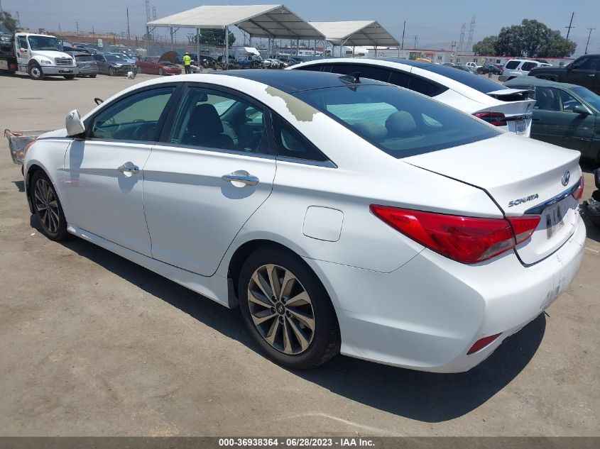 2014 HYUNDAI SONATA SE/LIMITED - 5NPEC4AC9EH815868