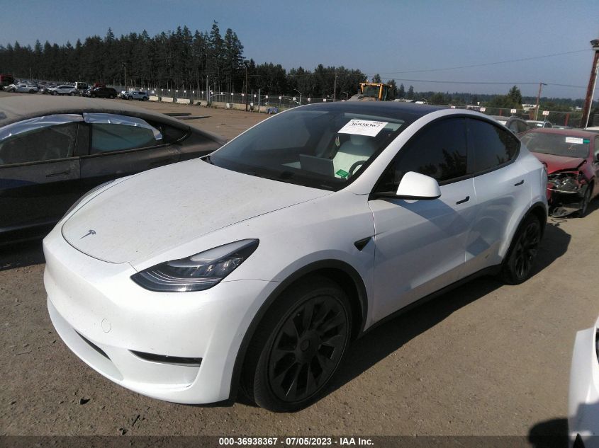 2020 TESLA MODEL Y LONG RANGE - 5YJYGDEE9LF056387