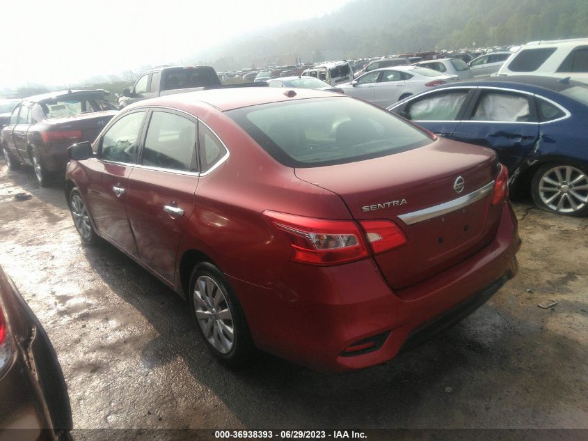 2016 NISSAN SENTRA SR/SL/S/SV/FE+ S - 3N1AB7AP0GY231891