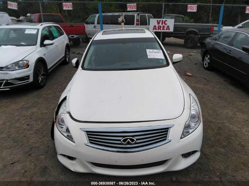 2013 INFINITI G37 SEDAN X JN1CV6ARXDM358870