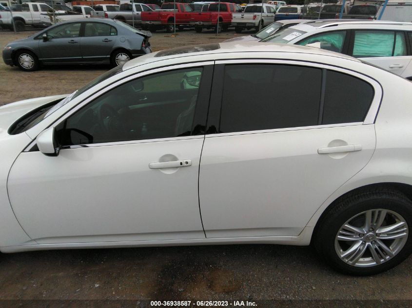 2013 INFINITI G37 SEDAN X JN1CV6ARXDM358870