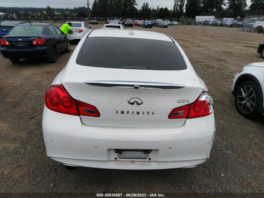 2013 INFINITI G37 SEDAN X JN1CV6ARXDM358870