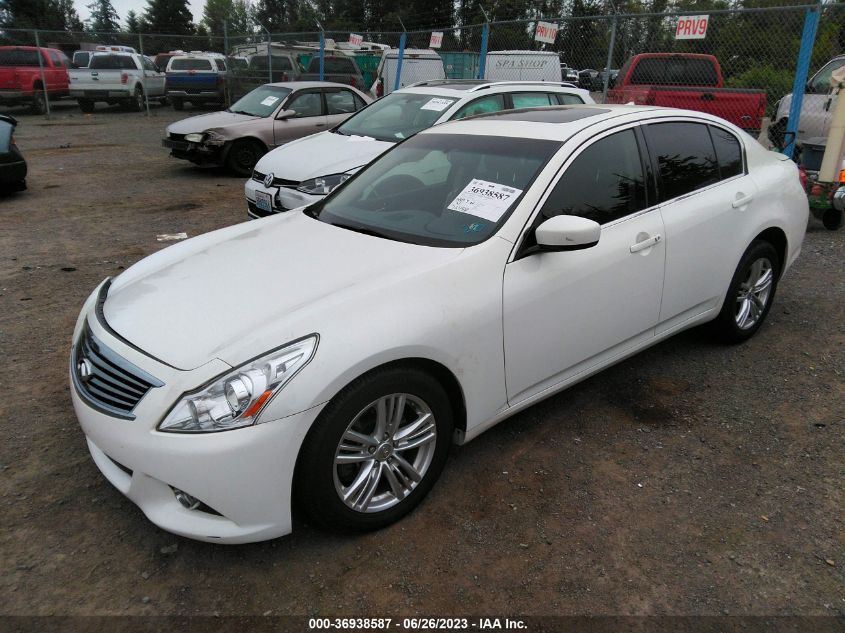 2013 INFINITI G37 SEDAN X JN1CV6ARXDM358870