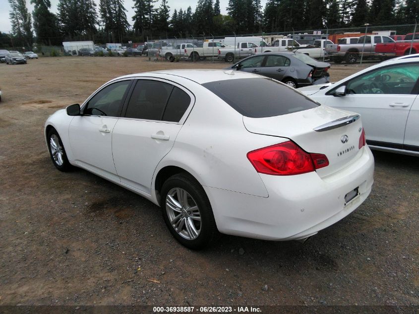 2013 INFINITI G37 SEDAN X JN1CV6ARXDM358870
