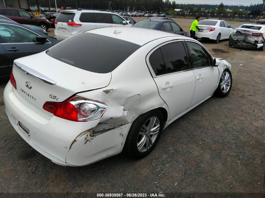 2013 INFINITI G37 SEDAN X JN1CV6ARXDM358870