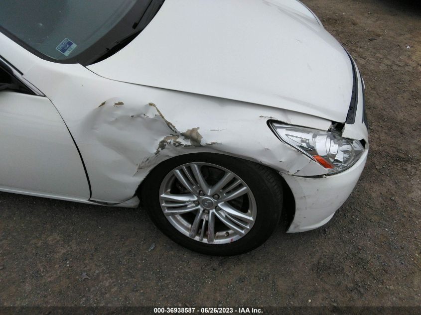 2013 INFINITI G37 SEDAN X JN1CV6ARXDM358870