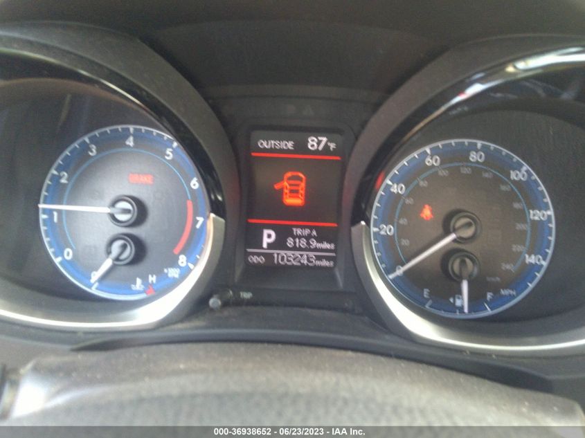 2014 TOYOTA COROLLA L/LE/S/S PLUS/LE PLUS - 2T1BURHE8EC112978