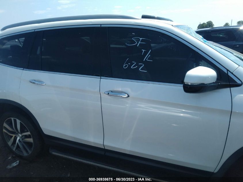 2017 HONDA PILOT ELITE - 5FNYF6H07HB094707