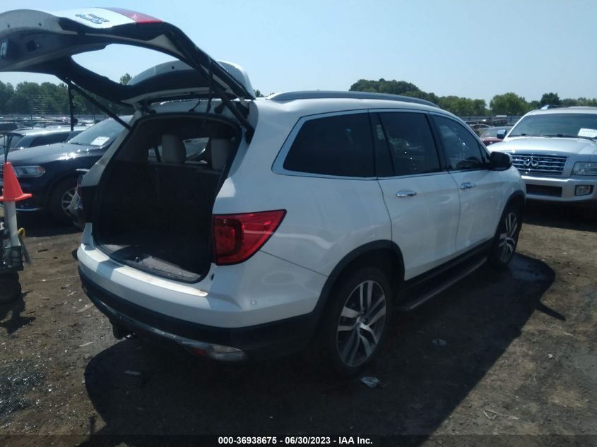 2017 HONDA PILOT ELITE - 5FNYF6H07HB094707