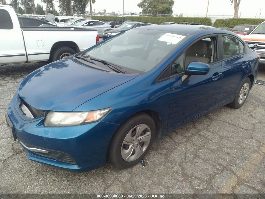 2014 HONDA CIVIC SEDAN LX - 19XFB2F52EE270364