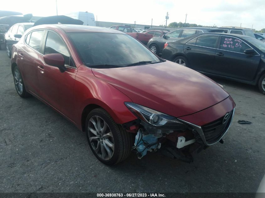 2015 MAZDA MAZDA3 S GRAND TOURING - JM1BM1M30F1267519