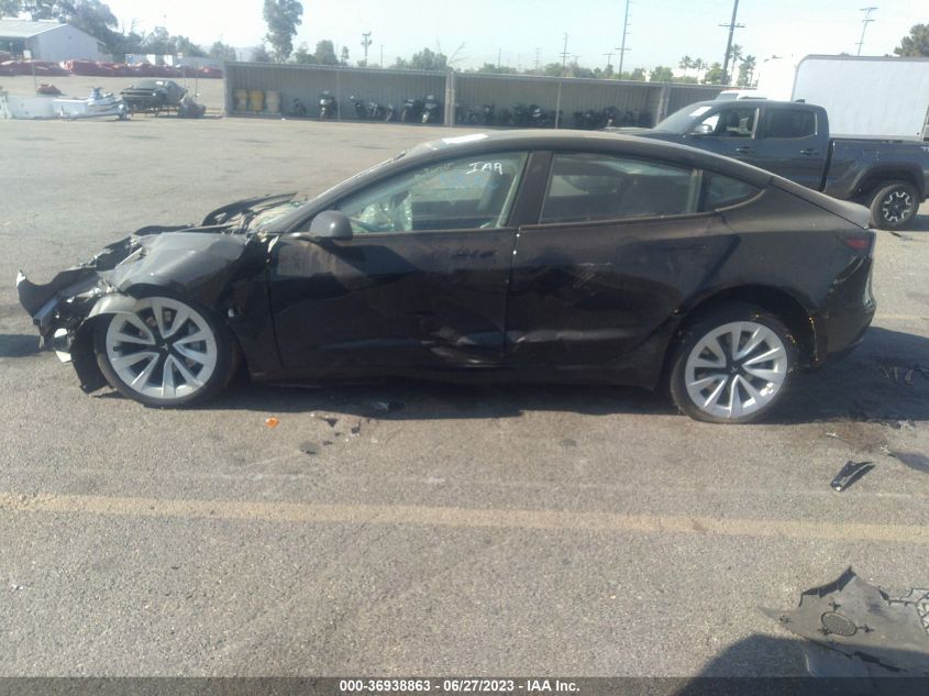 2022 TESLA MODEL 3 - 5YJ3E1EA0NF298077