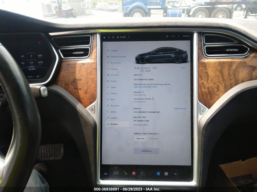2016 TESLA MODEL S 90D/70D/75D/60D/85D - 5YJSA1E21GF168215