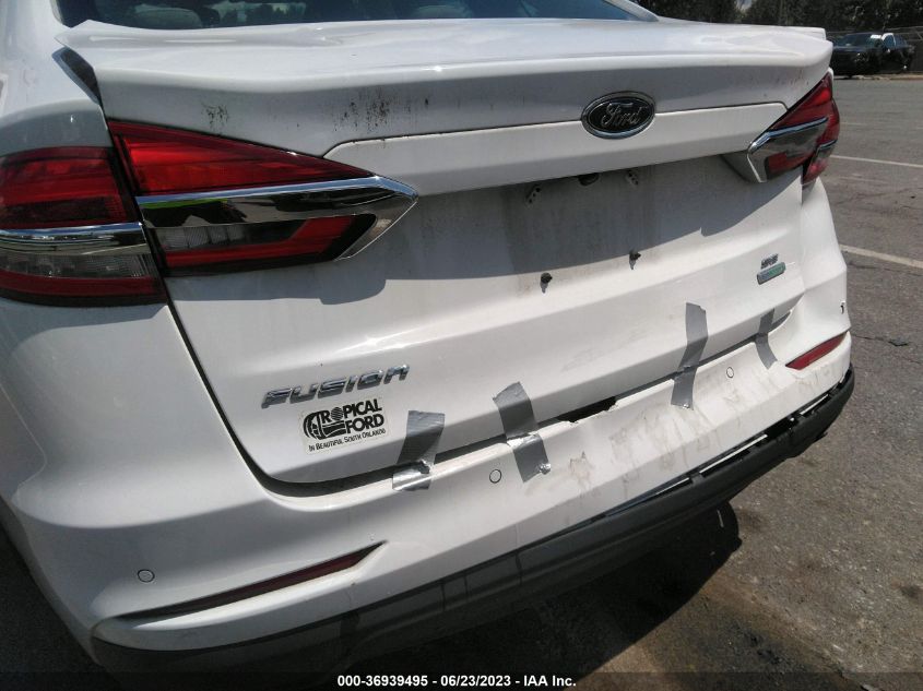 2019 FORD FUSION SE - 3FA6P0HD7KR209936