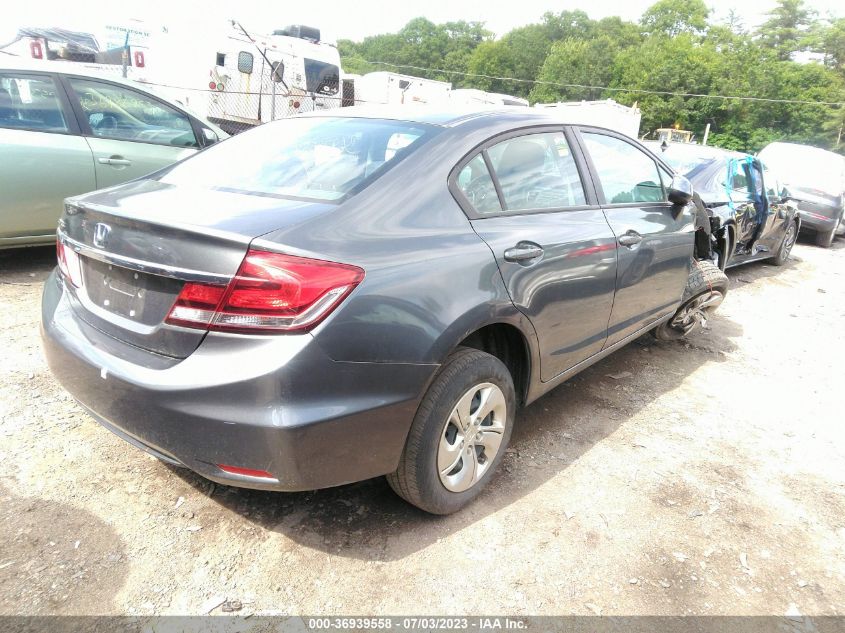 2013 HONDA CIVIC SDN LX - 2HGFB2F54DH599863