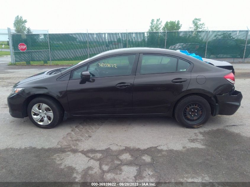 2014 HONDA CIVIC SEDAN LX - 2HGFB2F55EH533050